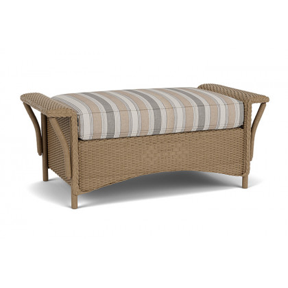 Lloyd Flanders™ Nantucket Large Ottoman - Fawn