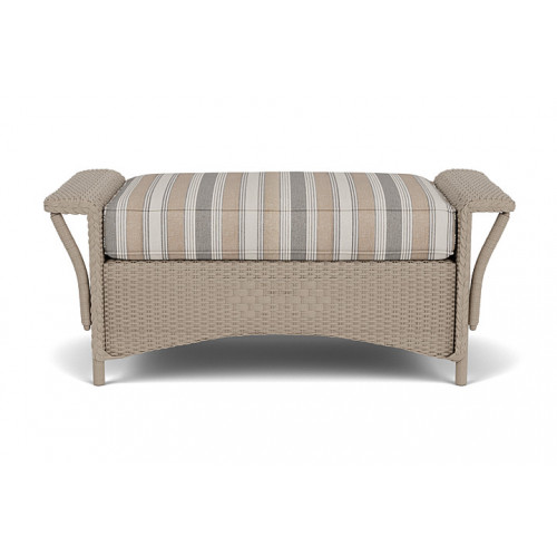 Lloyd Flanders™ Nantucket Large Ottoman - French Beige