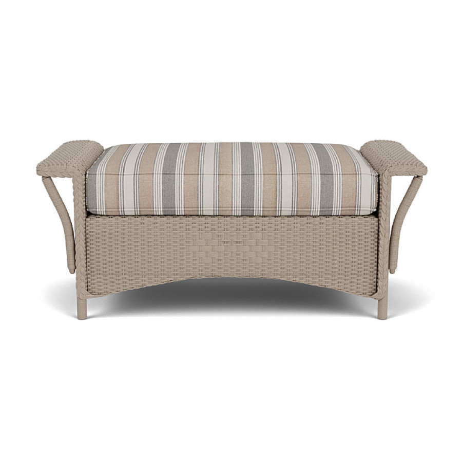 Lloyd Flanders™ Nantucket Large Ottoman - French Beige
