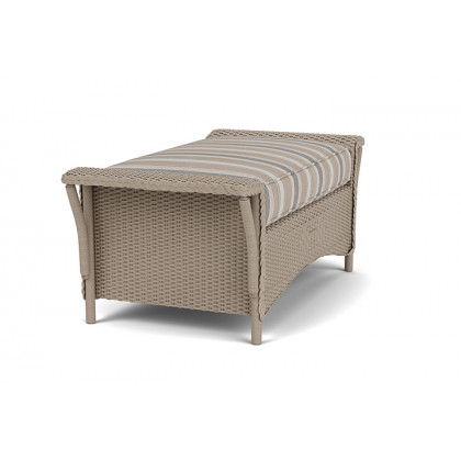 Lloyd Flanders™ Nantucket Large Ottoman - French Beige