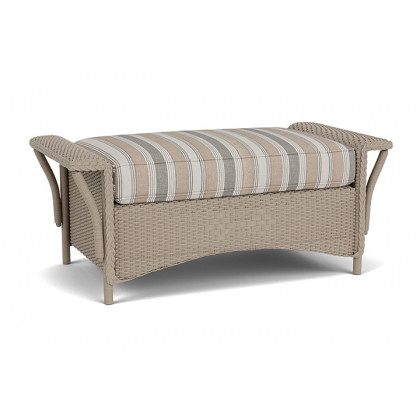 Lloyd Flanders™ Nantucket Large Ottoman - French Beige