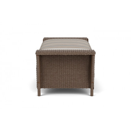 Lloyd Flanders™ Nantucket Large Ottoman - Bark