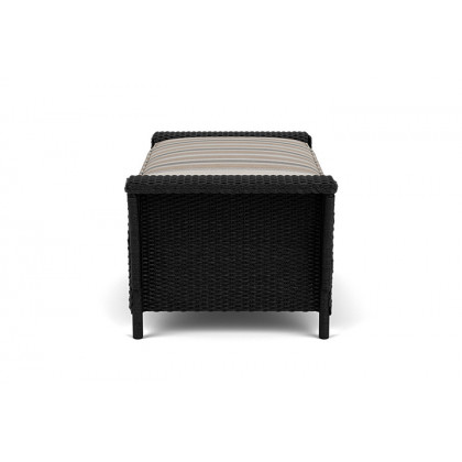 Lloyd Flanders™ Nantucket Large Ottoman - Ebony