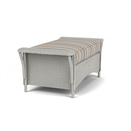 Lloyd Flanders™ Nantucket Large Ottoman - Platinum
