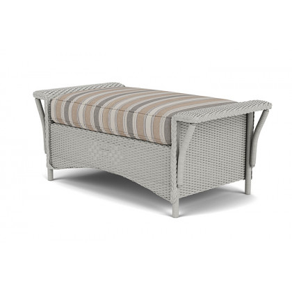 Lloyd Flanders™ Nantucket Large Ottoman - Platinum