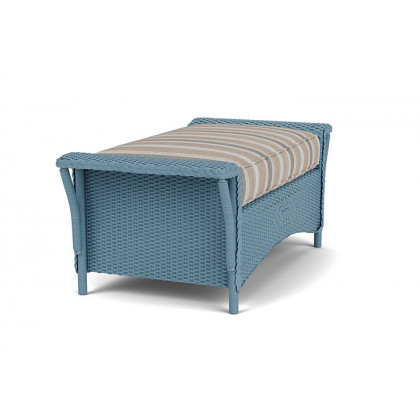 Lloyd Flanders™ Nantucket Large Ottoman - Stillwater
