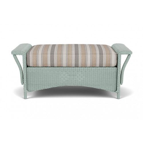 Lloyd Flanders™ Nantucket Large Ottoman - Sea Glass