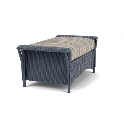 Lloyd Flanders™ Nantucket Large Ottoman - Denim Blue