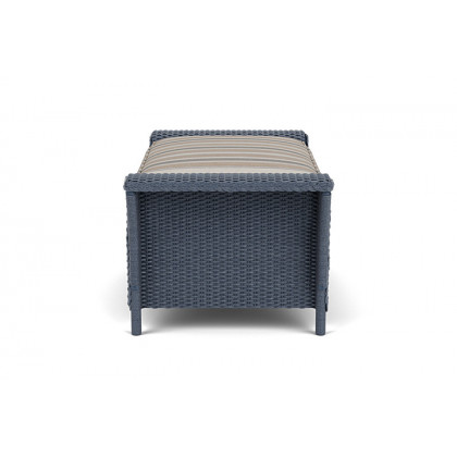 Lloyd Flanders™ Nantucket Large Ottoman - Denim Blue