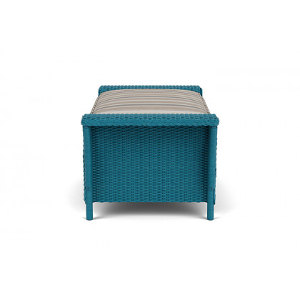 Lloyd Flanders™ Nantucket Large Ottoman - Peacock