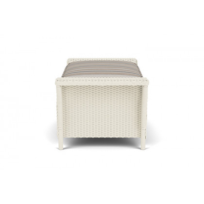 Lloyd Flanders™ Nantucket Large Ottoman - Ivory