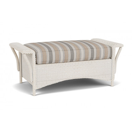 Lloyd Flanders™ Nantucket Large Ottoman - Antique White