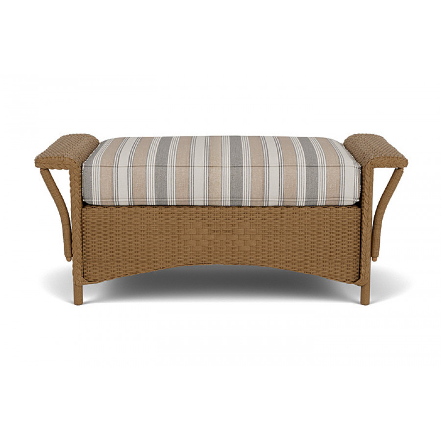 Lloyd Flanders™ Nantucket Large Ottoman - Hickory