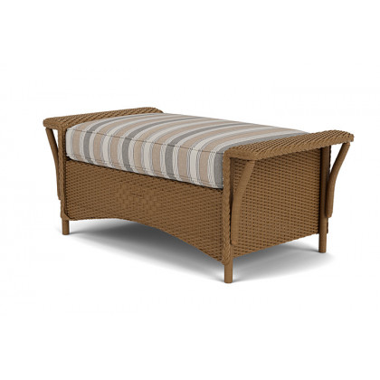 Lloyd Flanders™ Nantucket Large Ottoman - Hickory