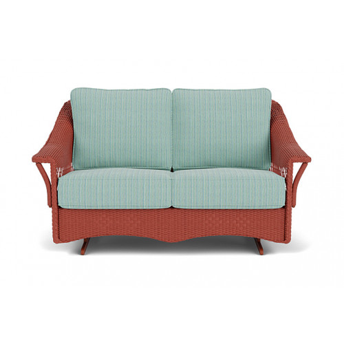 Lloyd Flanders™ Nantucket Loveseat Glider - Terracotta