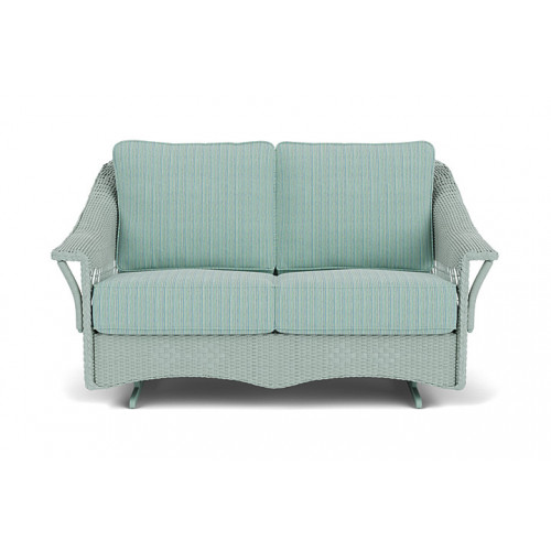 Lloyd Flanders™ Nantucket Loveseat Glider - Sea Glass