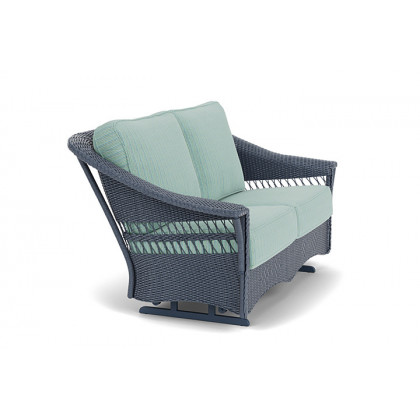 Lloyd Flanders™ Nantucket Loveseat Glider - Denim Blue