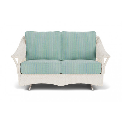 Lloyd Flanders™ Nantucket Loveseat Glider - Antique White