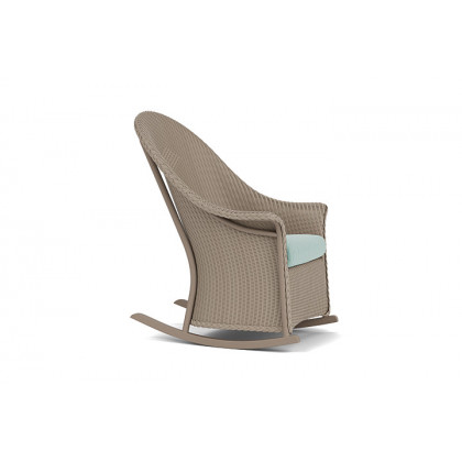 Lloyd Flanders™ Loom High Back Porch Rocker - French Beige