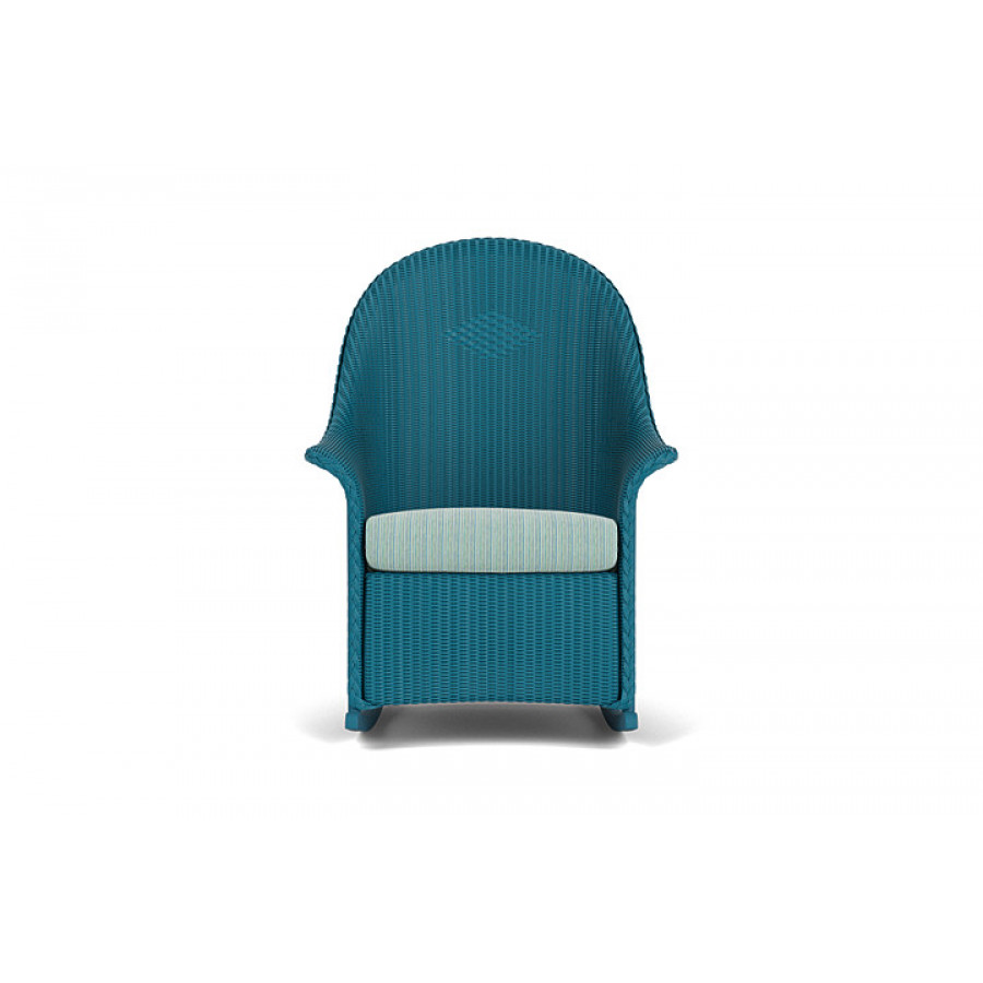 Lloyd Flanders™ Loom High Back Porch Rocker - Peacock