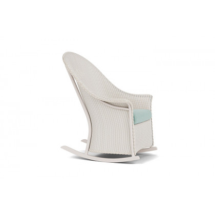 Lloyd Flanders™ Loom High Back Porch Rocker - Antique White