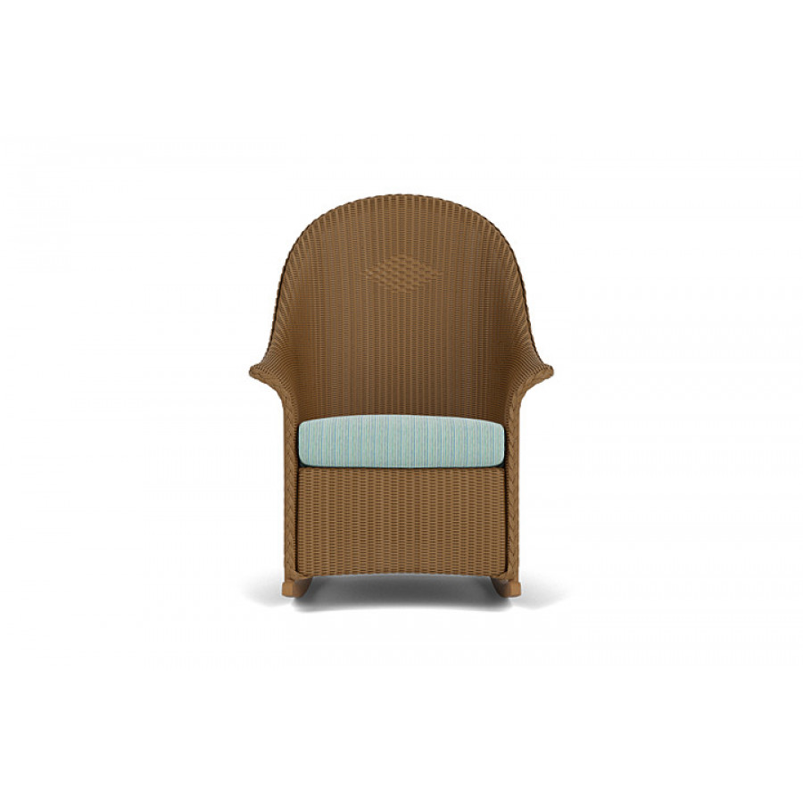 Lloyd Flanders™ Loom High Back Porch Rocker - Hickory