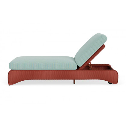 Lloyd Flanders™ Loom Chaise - Terracotta