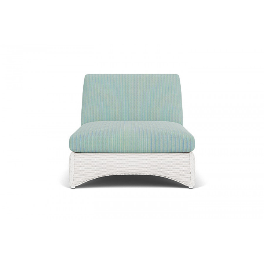 Lloyd Flanders™ Loom Double Chaise - White