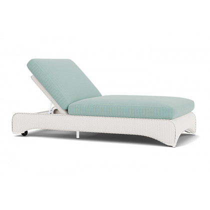 Lloyd Flanders™ Loom Double Chaise - White