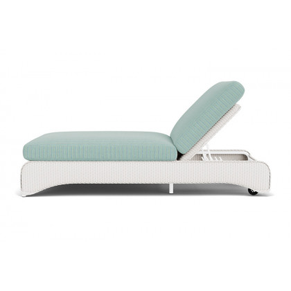 Lloyd Flanders™ Loom Double Chaise - White