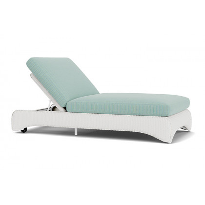 Lloyd Flanders™ Loom Double Chaise - Matte White