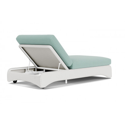 Lloyd Flanders™ Loom Double Chaise - Matte White