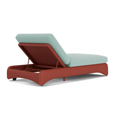 Lloyd Flanders™ Loom Double Chaise - Terracotta