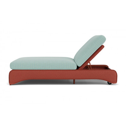 Lloyd Flanders™ Loom Double Chaise - Terracotta