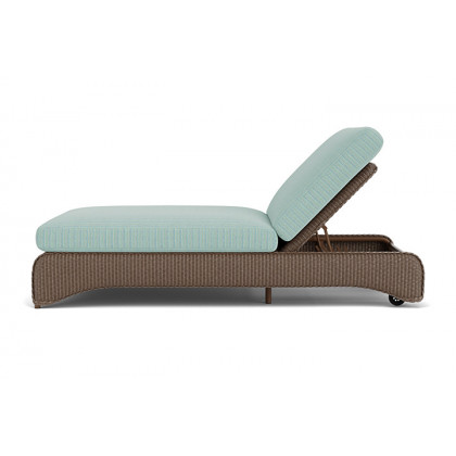 Lloyd Flanders™ Loom Double Chaise - Bark