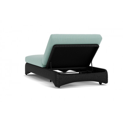Lloyd Flanders™ Loom Double Chaise - Ebony