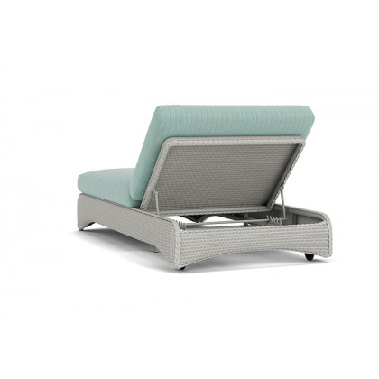 Lloyd Flanders™ Loom Double Chaise - Platinum