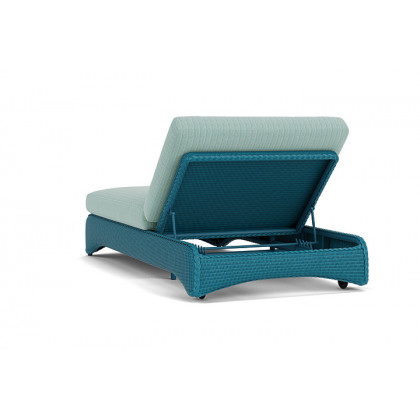 Lloyd Flanders™ Loom Double Chaise - Peacock
