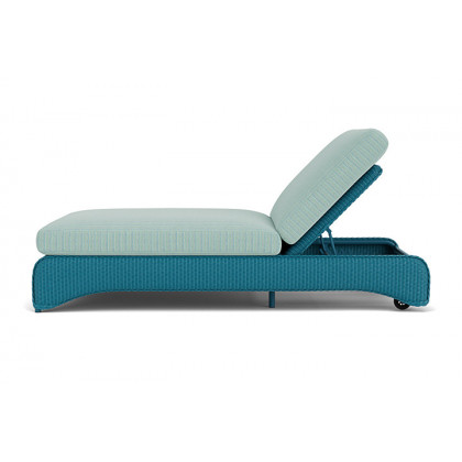 Lloyd Flanders™ Loom Double Chaise - Peacock