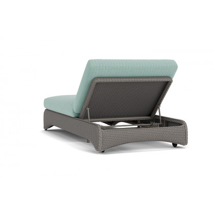 Lloyd Flanders™ Loom Double Chaise - Pewter