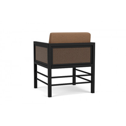 Lloyd Flanders™ Southport Dining Armchair - Bark, Canvas Natural