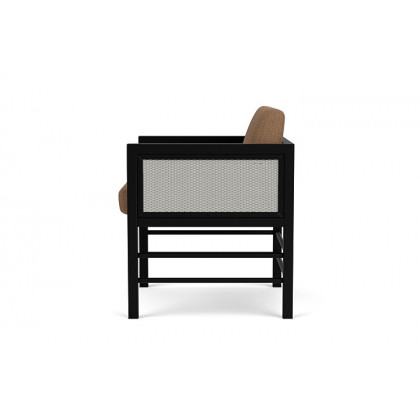 Lloyd Flanders™ Southport Dining Armchair - Platinum, Canvas Natural