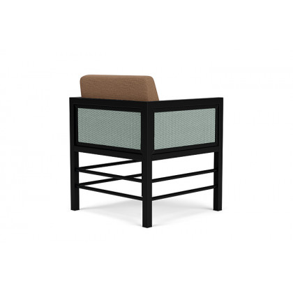 Lloyd Flanders™ Southport Dining Armchair - Sea Glass, Canvas Natural