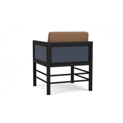 Lloyd Flanders™ Southport Dining Armchair - Denim Blue, Canvas Natural