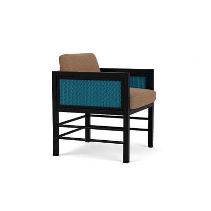 Lloyd Flanders™ Southport Dining Armchair - Peacock, Canvas Natural