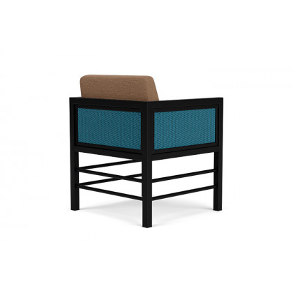 Lloyd Flanders™ Southport Dining Armchair - Peacock, Canvas Natural