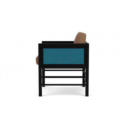 Lloyd Flanders™ Southport Dining Armchair - Peacock, Canvas Natural