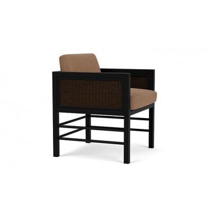 Lloyd Flanders™ Southport Dining Armchair - Mink, Canvas Natural