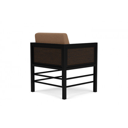 Lloyd Flanders™ Southport Dining Armchair - Mink, Canvas Natural