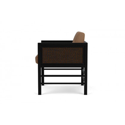 Lloyd Flanders™ Southport Dining Armchair - Mink, Canvas Natural